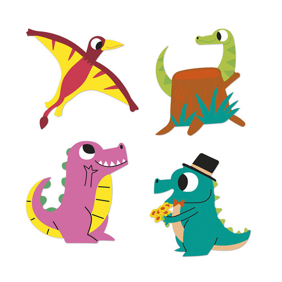 Janod Janod | Dinosaur stickers x100