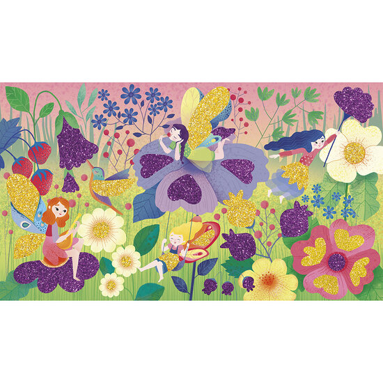 Janod Janod | Kit Créatif - Paillettes Magic Fairies