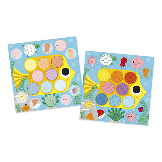 Janod Janod | Around the pond Creative Scratch Set - 2 years