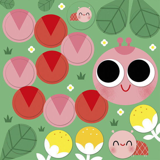 Janod Janod | Coffret Créatif Gommettes Autour de l'étang - 2 ans