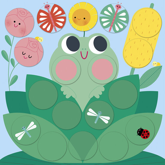 Janod Janod | ARond De Vijver Creatieve Kras Set - 2 jaar