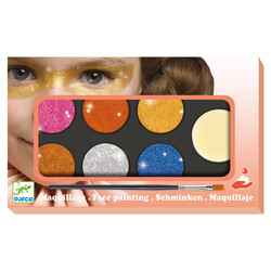 Djeco | BBody Art - Palette 6 Farben - metallisch