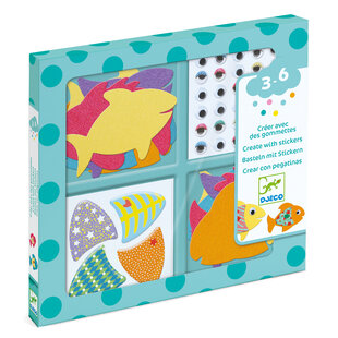 Djeco | Knutselen Met Stickers I love fish