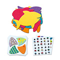 Djeco Djeco | Bricolage avec des autocollants I love fish