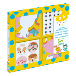 Djeco | Crafting With Stickers I love animals
