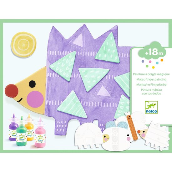 Djeco Djeco | Magic Finger Paint. Small Shapes