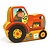 Djeco Djeco | Puzzle Der Traktor 16 Teile