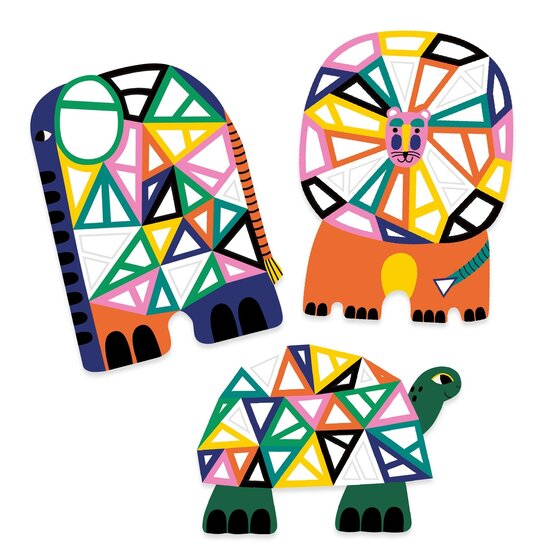 Djeco Djeco | Foam Mosaic Africa