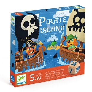 Djeco | Pirate Island Circuit And Collcting Game