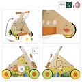Janod Janod | Wooden Rabbit Multi-Activity Cart