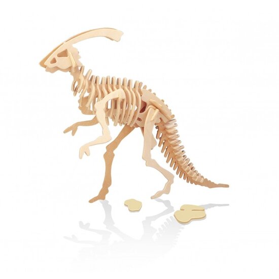 Buki Buki | Wooden Dino 3D Parasaurolophus
