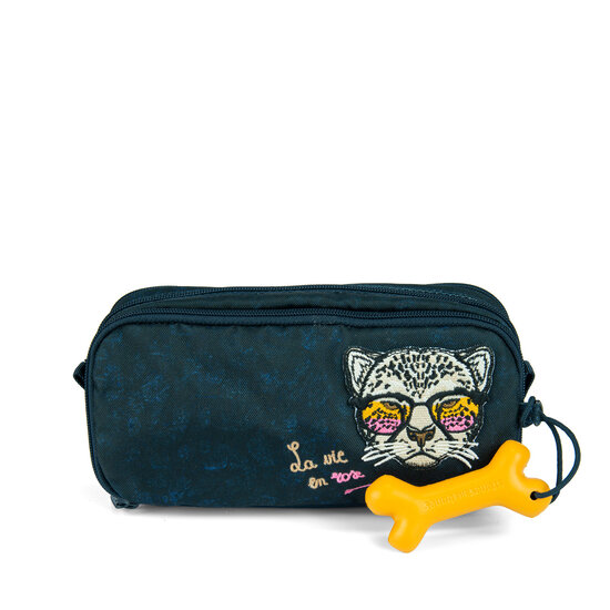 Stones and Bones Stones and Bones | Federtasche Rowan 2.0 - La Vie En Rose Navy