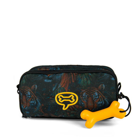 Stones and Bones Stones and Bones | Pencil case Rowan 2.0 - Tiger Hideout Black