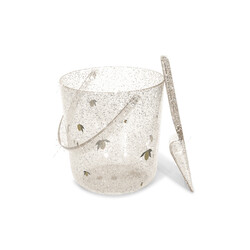 Konges Slojd | Glitter Bucket And Shovel Print Lemon