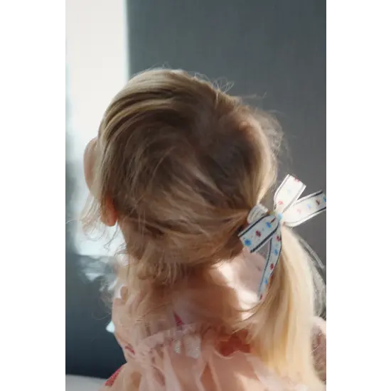 Konges Slojd Konges Slojd | Schleife Elastisch Beige/Schwarz 2er-Pack