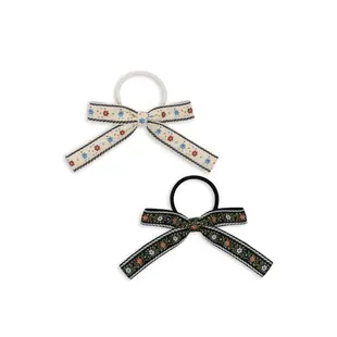 Konges Slojd | Bow Elastic Beige/Black 2pack