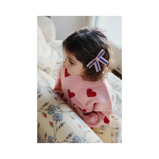 Konges Slojd Konges Slojd | Pinces à cheveux avec noeud en velours, paquet de 2