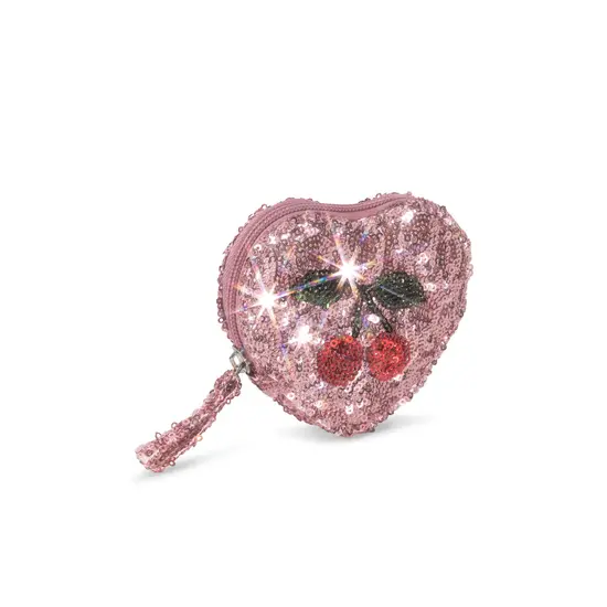 Konges Slojd Konges Slojd | Paillettenherz Geldbörse Mellow Rose