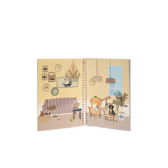 Konges Slojd Konges Slojd | Stickerboek Dusty Pink