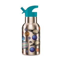 Crocodile Creek | Stainless steel drinking bottle, 400ml - Solar system