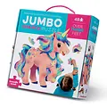 Crocodile Creek Crocodile Creek | Jumbo Shaped Puzzel, 48 stuks - Eenhoorn