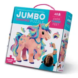 Crocodile Creek | Jumbo Shaped Puzzle, 48 Stück - Einhorn