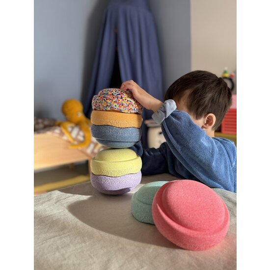 Stapelstein Stapelstein |  Spezial Mini Spezial Regenbogen Pastell