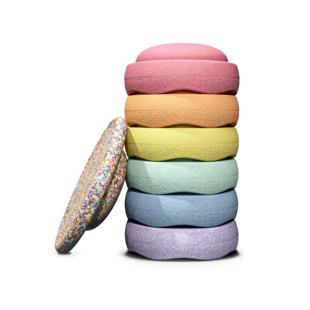 Stapelstein | Spezial-Super-Konfetti-Pastell-Set