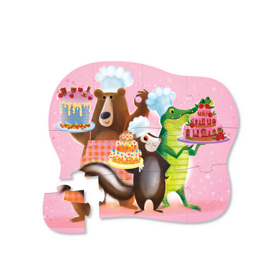 Crocodile Creek Crocodile Creek | Puzzle, 12 Pieces - Sweet treats