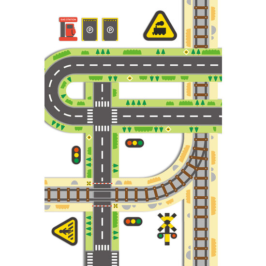 Mideer Mideer | Fahrbahnstreifen Klebeband