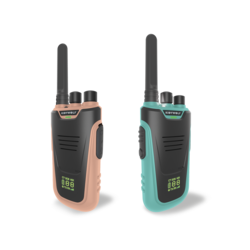 Kidywolf walkie talkie Kidytalk Nude-Cyan portofoon