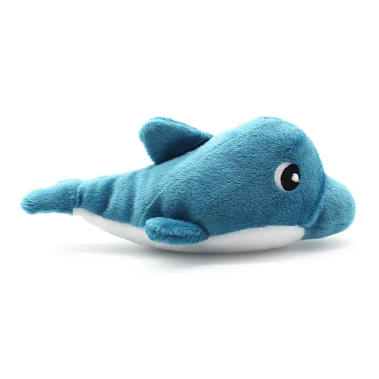 Les déglingos | Les Ptipotos - Tofou dolphin plush toy mother and her blue baby