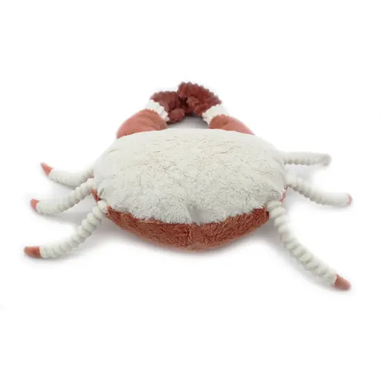 Les déglingos | Les Ptipotos - Peluche Cassecou la maman crabe et son bébé en terre cuite