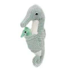 Les déglingos | Les Ptipotos - Plush Papadou the seahorse dad and his baby mint