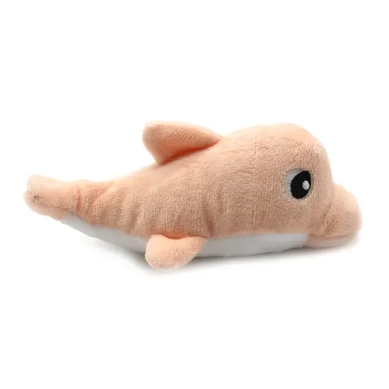 Les déglingos | Les Ptipotos - Pluche Knuffel Tofou De Dolfijn Moeder En Haar Roze Baby