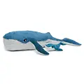 Les déglingos | Les Ptipotos - Plush Gravillou the whale mother and her baby Blue