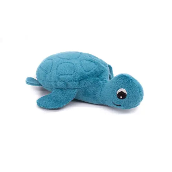 Les déglingos | Les Ptipotos - Pluche Knuffel Sauvenou De Schildpad Moeder En Haar Blauwe Baby