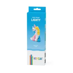 Hey Clay | Modelliermasse Regenbogen Einhorn - Lighty