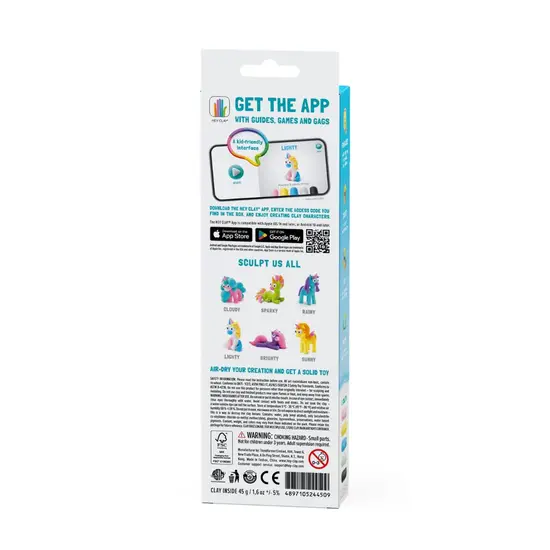 Hey Clay Hey Clay | Modelling clay Rainbow Unicorn - Lighty