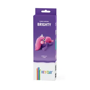 Hey Clay | Modelling clay Rainbow Unicorn - Brighty
