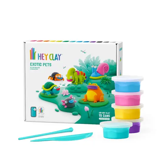 Hey Clay Hey Clay | Pâte à modeler Animaux exotiques