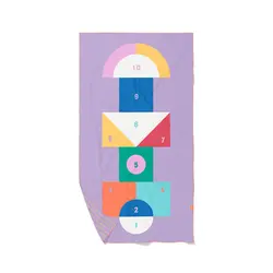 Quut | Serviette de jeu L marelle 180 x 100 cm