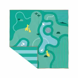 Quut | Serviette de jeu Xl Safari 180 x 180 cm