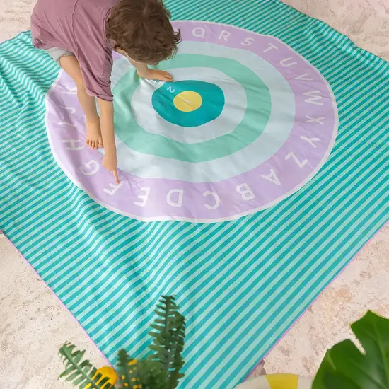 Quut Quut | Play Towel Xl Bullseye / Name It 180 x 180 cm