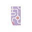 Quut Quut | Speelhanddoek M - Road Lavender