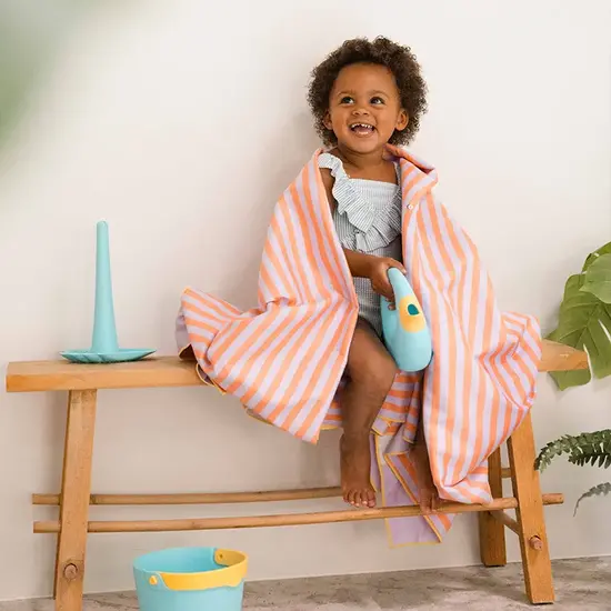 Quut Quut | Play Towel M On The Road Lavender 140 x 70 cm