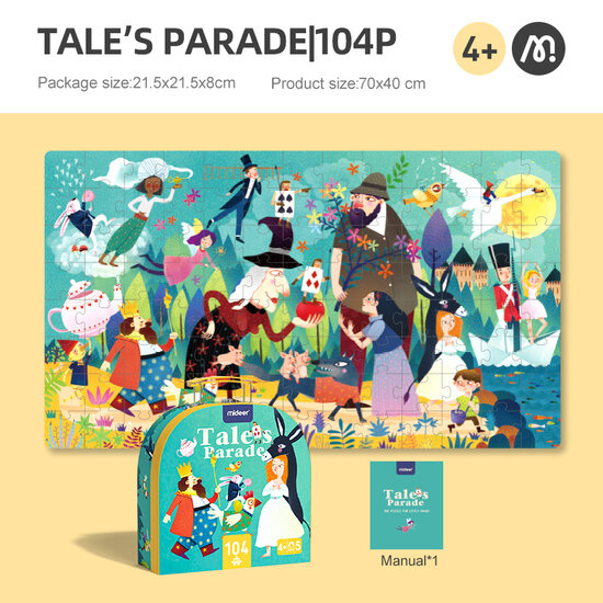 Mideer Mideer | Tales Parade Puzzle 104 Pieces