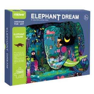 Mideer | Puzzel Olifant Droom 280 Stuks