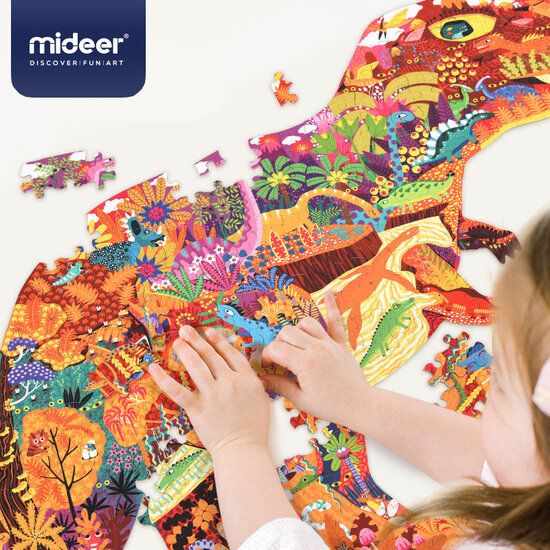 Mideer Mideer | uzzle Dinosaur World 280 Pieces