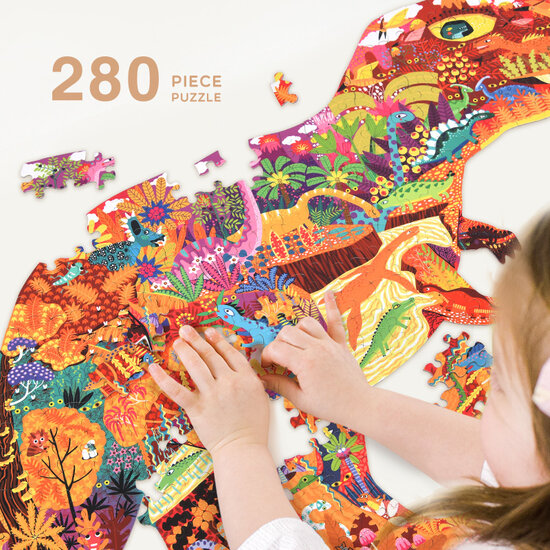 Mideer Mideer | uzzle Dinosaur World 280 Pieces